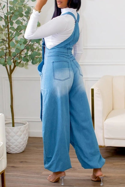 Take Charge Denim Overalls