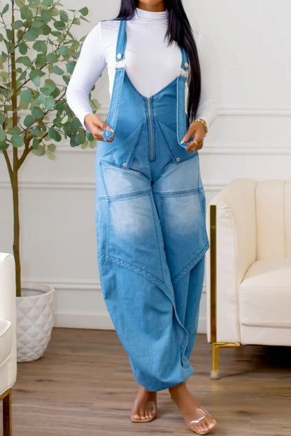 Take Charge Denim Overalls